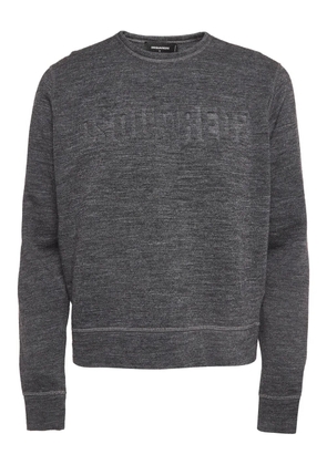 DSQUARED2 embroidered cotton sweatshirt - Grey