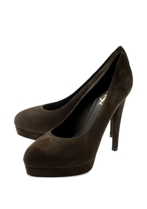 Saint Laurent Pre-Owned 2024 125mm Paris pumps - Green