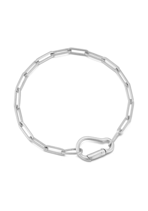 Mateo sterling silver carabiner bracelet