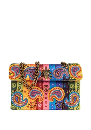 Kurt Geiger London Kensington paisley-print satchel bag - Green