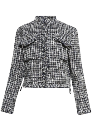 sacai tweed padded jacket - White