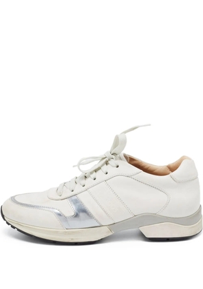Tod's Vintage pre-owned panelled trainers - White