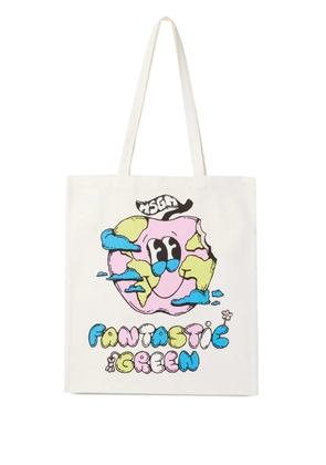 MSGM graphic-print tote bag - White