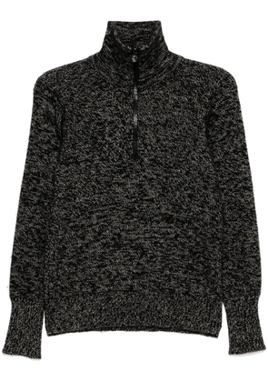 CHANEL Pre-Owned 1990-2000s zip up knit sweater - Grey