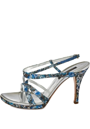 Sergio Rossi Vintage 2023 105mm glitter sandals - Blue