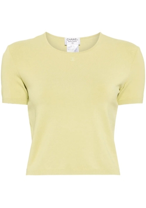 CHANEL Pre-Owned 1998 CC T-shirt - Green