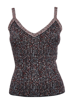 Christian Dior Pre-Owned silk-blend top - Blue