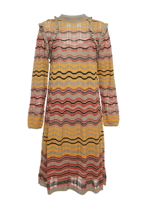 Missoni Pre-Owned wave-pattern midi dress - Multicolour