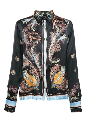 Roberto Cavalli Vintage pre-owned paisley-print shirt - Black