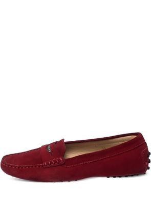 Tod's Vintage leather loafers - Red