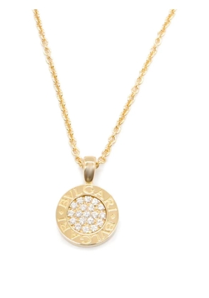 Bvlgari Pre-Owned 2010s 18K yellow gold Bvlgari Bvlgari diamonds necklace