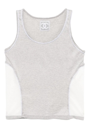 CHANEL Pre-Owned 2004 sport-line top - Grey