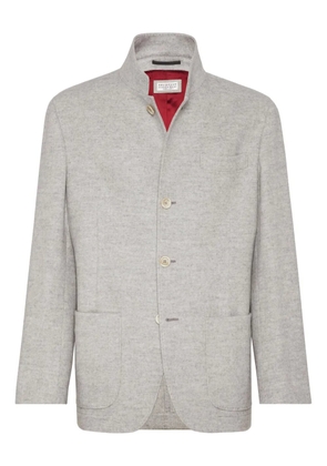 Brunello Cucinelli cashmere blazer - Grey