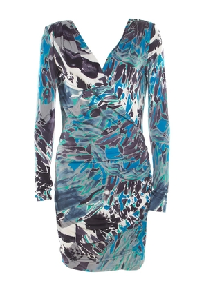 PUCCI Pre-Owned draped-detail dress - Blue