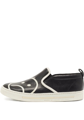 Marc Jacobs Vintage leather slip-on sneakers - Black