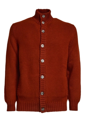Fedeli Favonius 428 buttoned cardigan - Red
