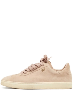 Stuart Weitzman pre-owned suede low-top sneakers - Pink