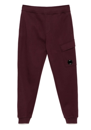 C.P. Company logo-patch track pants - Purple