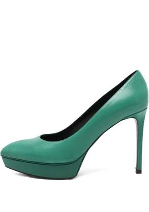 Saint Laurent Pre-Owned 110mm Janis pumps - Green