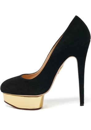 Charlotte Olympia pre-owned 160mm Dolly pumps - Black