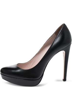 Miu Miu Pre-Owned 120mm platform stiletto pumps - Black