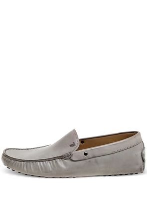 Tod's Vintage leather loafers - Grey
