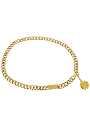CHANEL Pre-Owned 1990-2000s gold plated Medallion chain belt