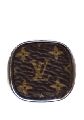 Louis Vuitton Pre-Owned 2005 Monogram PadLock Signet Ring costume ring - Silver