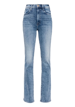 MOTHER Hustler Sneak high-rise tapered jeans - Blue