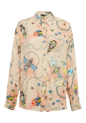 Moschino Pre-Owned 2023 rockets pearls shirt - Neutrals
