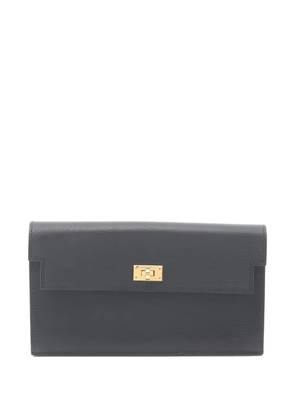 Hermès Pre-Owned Kelly Pocket long wallet - Black