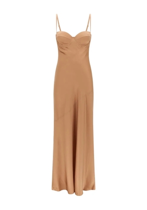 L'Agence Sayla maxi dress - Neutrals