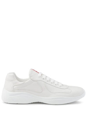 Prada AMERICA'S CUPS SILVER SNEAKERS 'Silver' - White