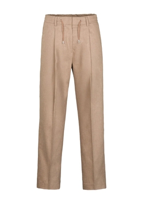 Moorer Antonia-FSR drawstring pleated trousers - Neutrals