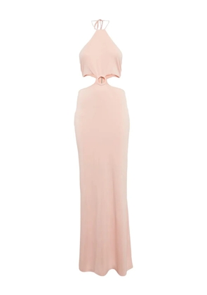 alice + olivia cut-out halter neck gown - Pink