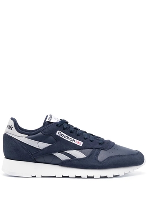 Reebok logo-patch suede sneakers - Blue