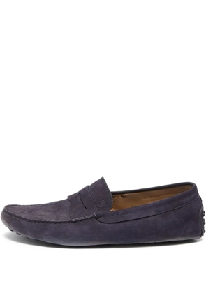 Tod's Vintage suede loafers - Blue