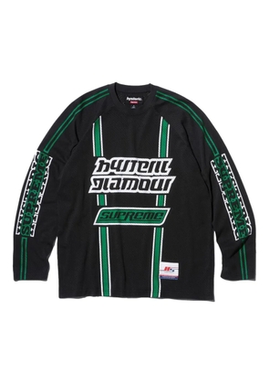 Supreme x Hysteric Glamour logo-print T-shirt - Black