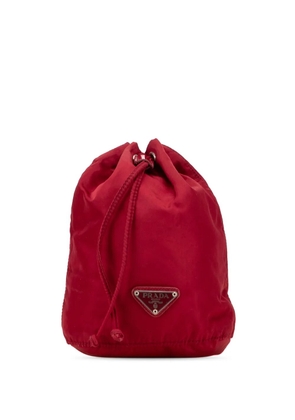 Prada Pre-Owned 2000-2013 Tessuto Drawstring pouch - Red