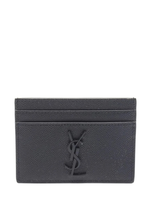Saint Laurent Pre-Owned 2020s Cassandre card holder - Black