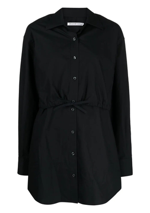 Alexander Wang layered cotton shirtdress - Black