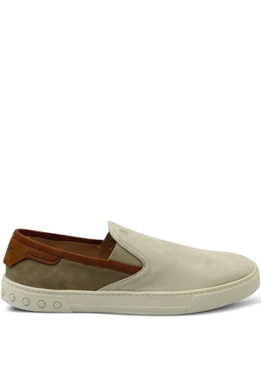 Tod's Vintage suede slip-on sneakers - Neutrals