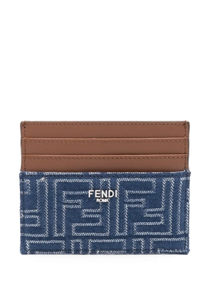 FENDI FF-motif wallet - Blue