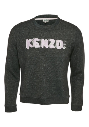 Kenzo Pre-Owned logo-embroidered sweatshirt - Grey