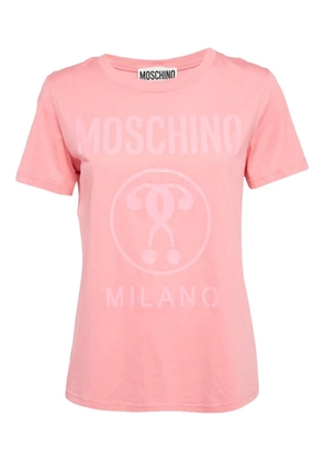 Moschino Pre-Owned logo-print T-shirt - Pink