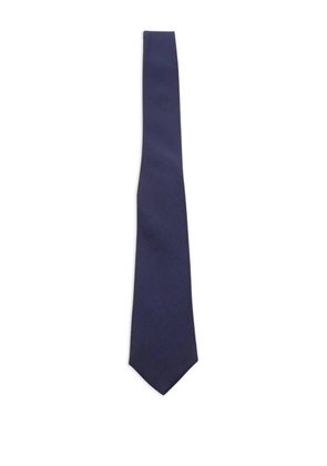 Jil Sander Pre-Owned pointed-tip wool tie - Blue