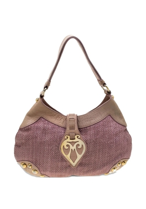 Moschino Pre-Owned suede shoulder bag - Pink