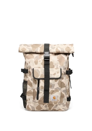 Carhartt WIP rolltop camouflage backpack - Neutrals