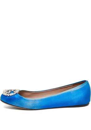 Gucci Pre-Owned Interlocking-G ballet flats - Blue