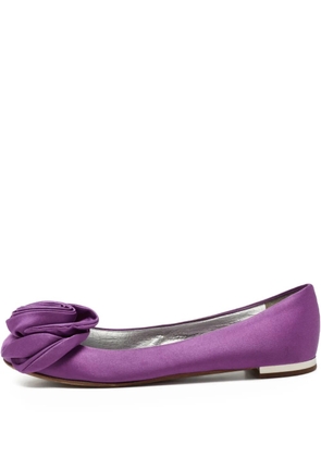 Giuseppe Zanotti Vintage pre-owned satin ballet flats - Purple